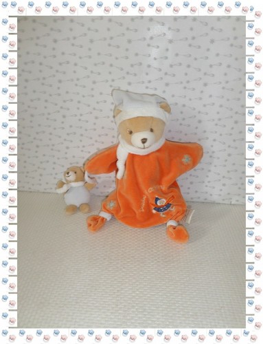 Doudou plat ours - j,