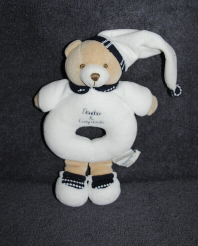 Hochet doudou ours blanc - 🍀hochet,