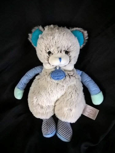 Doudou ours gris - ours,