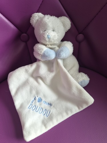 Peluche ours blanc - peluche,
